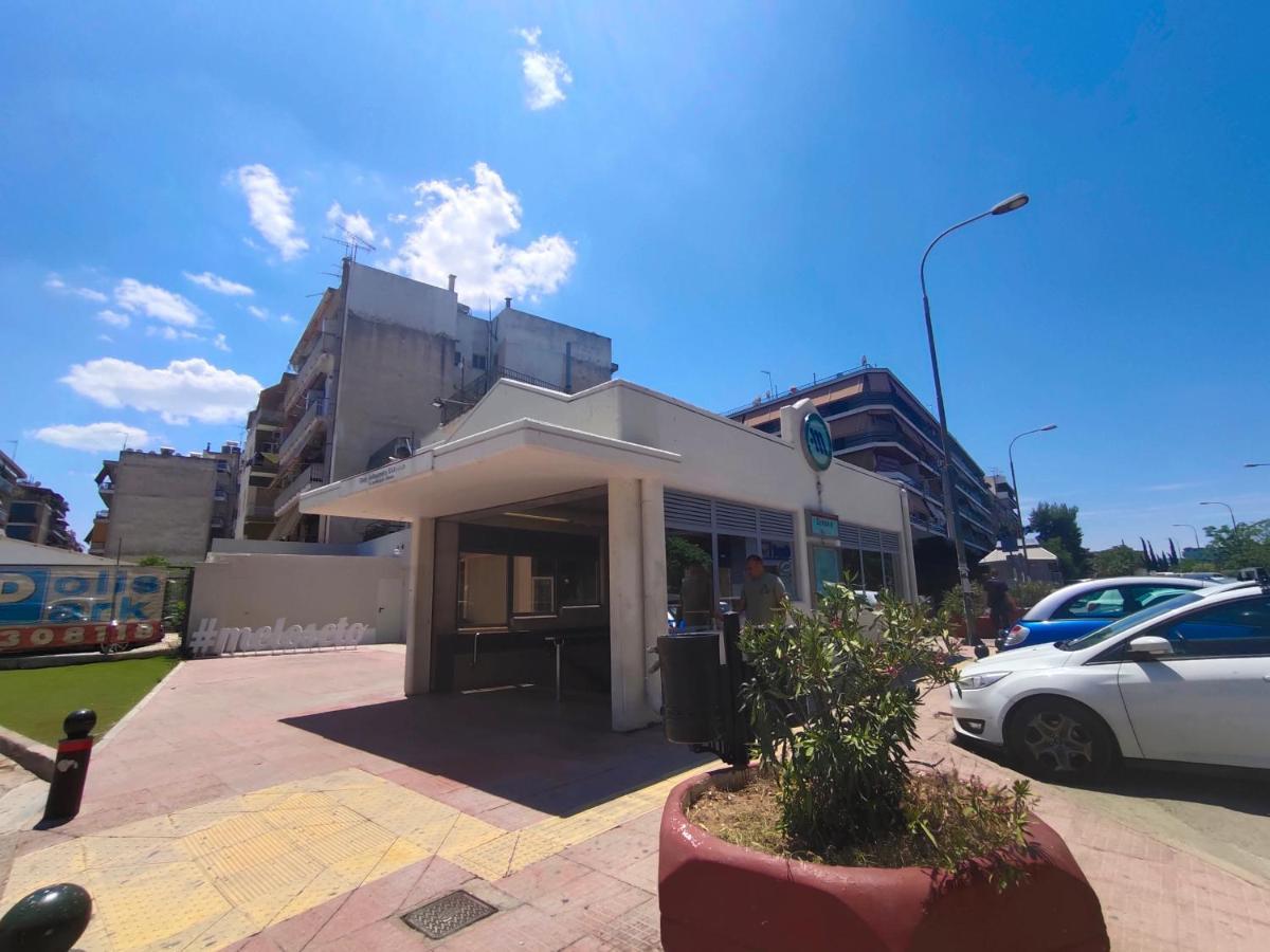 Wsd Hera Luxury Stylish 2Bd Apt With City View Balcony Near Merto Athen Exterior foto