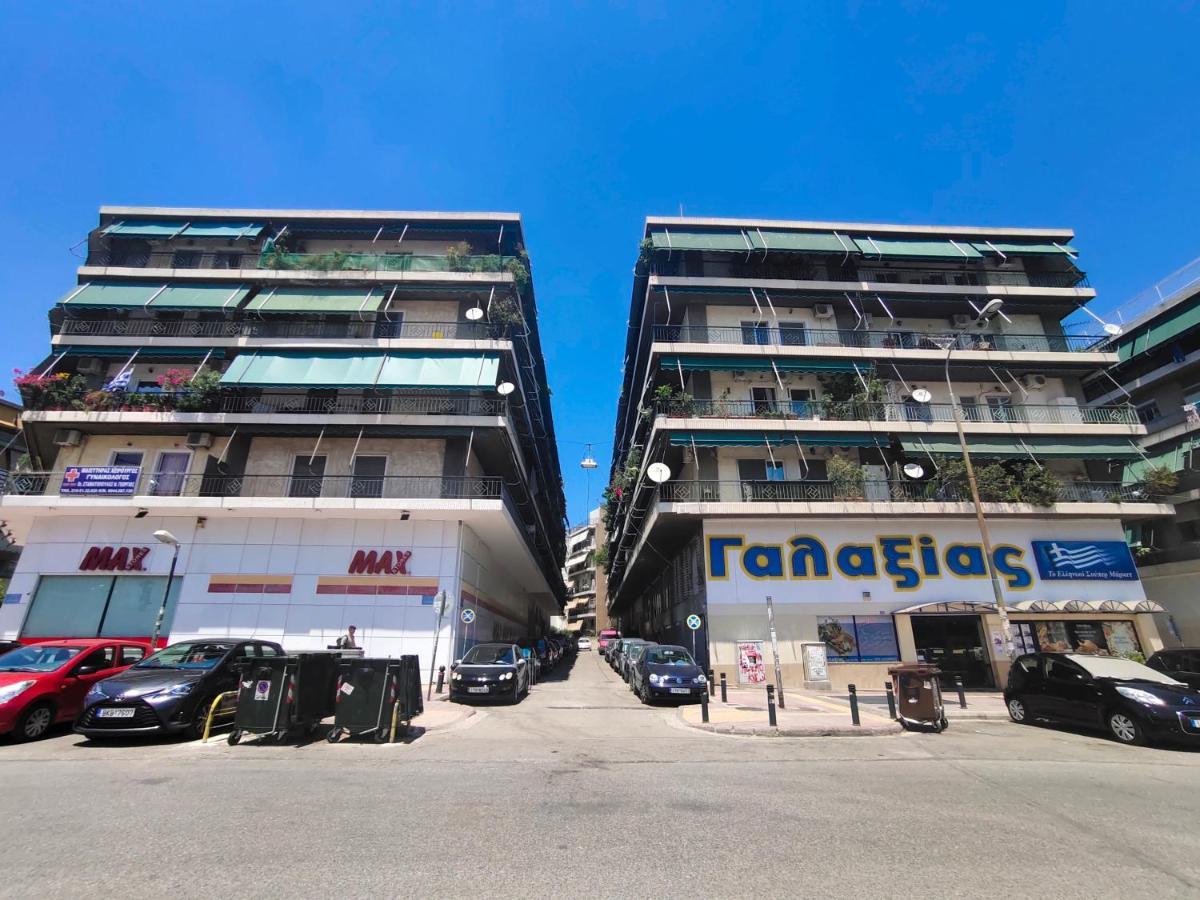 Wsd Hera Luxury Stylish 2Bd Apt With City View Balcony Near Merto Athen Exterior foto